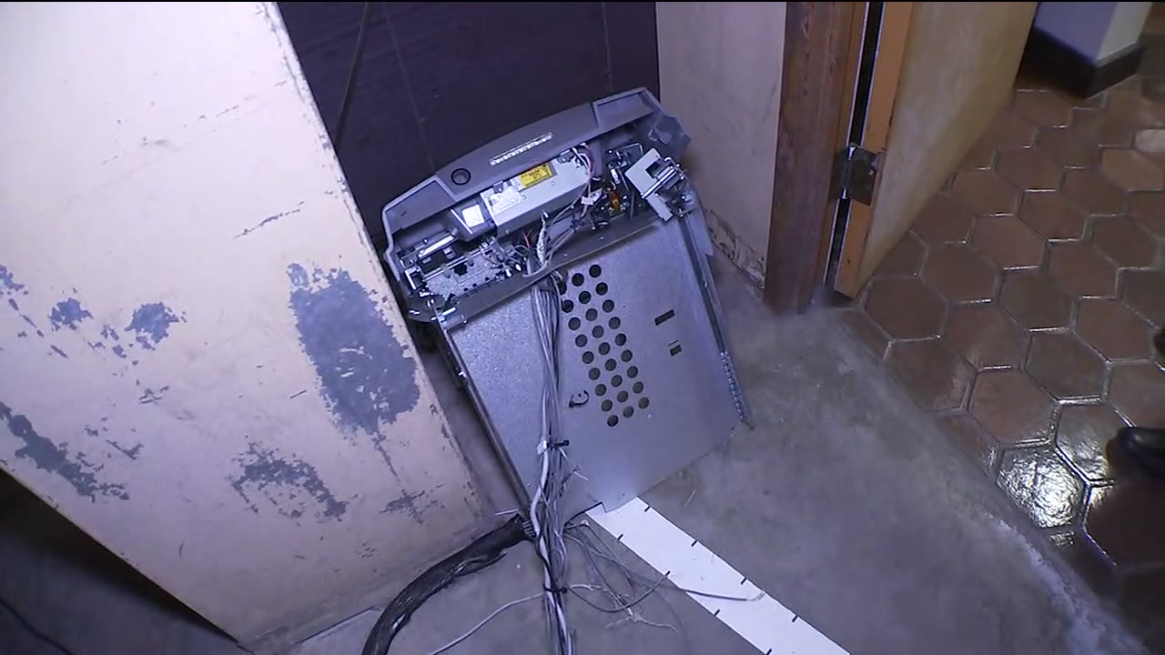 Thieves target courthouse ATM for third time in a week