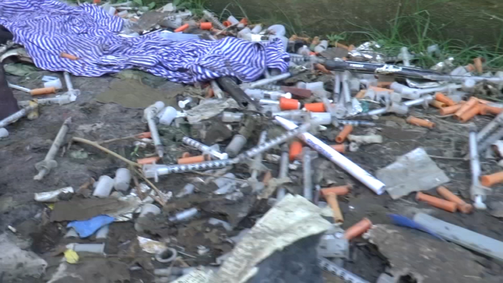 Chicago 606OD needle yard gets cleanup after ITeam expose ABC7 Chicago