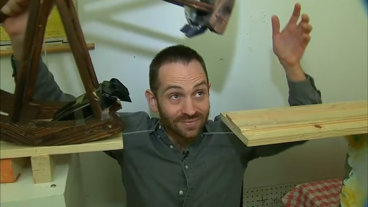Wacky inventions a labor of love for Brooklyn innovator