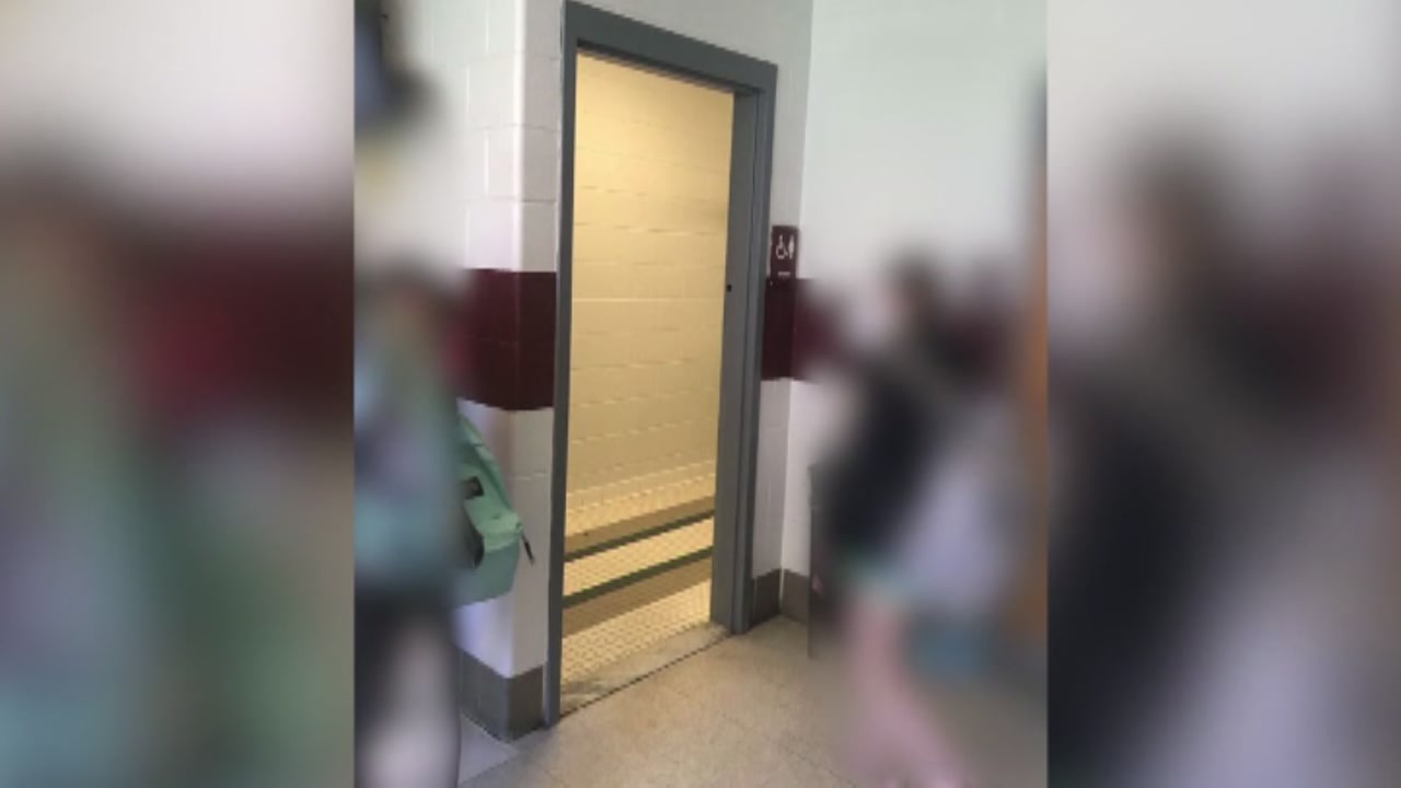 Students react after Maryland school removes bathroom doors