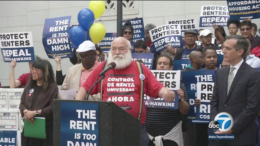 Garcetti backs statewide rent control expansion