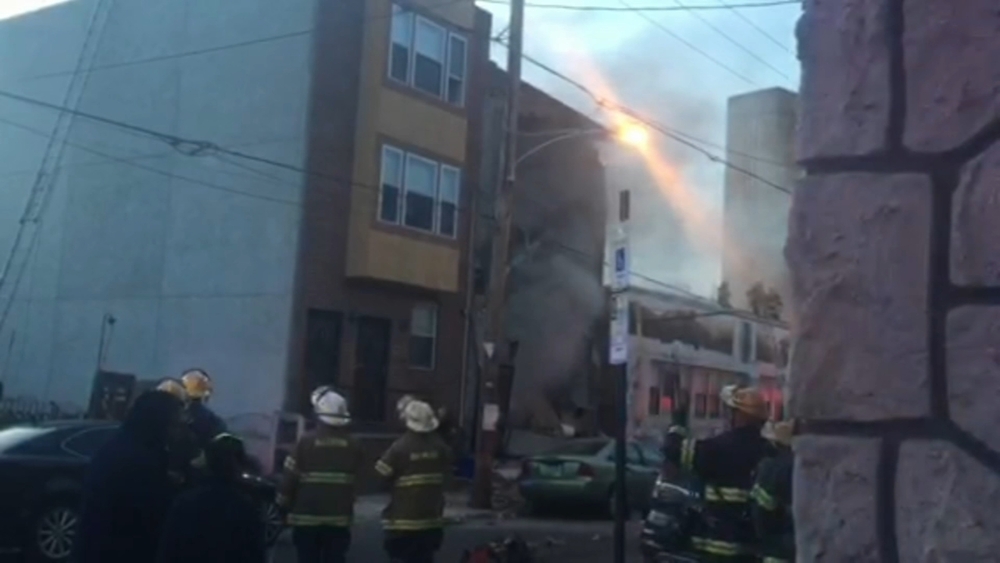 Explosion blows the facade off house in Point Breeze