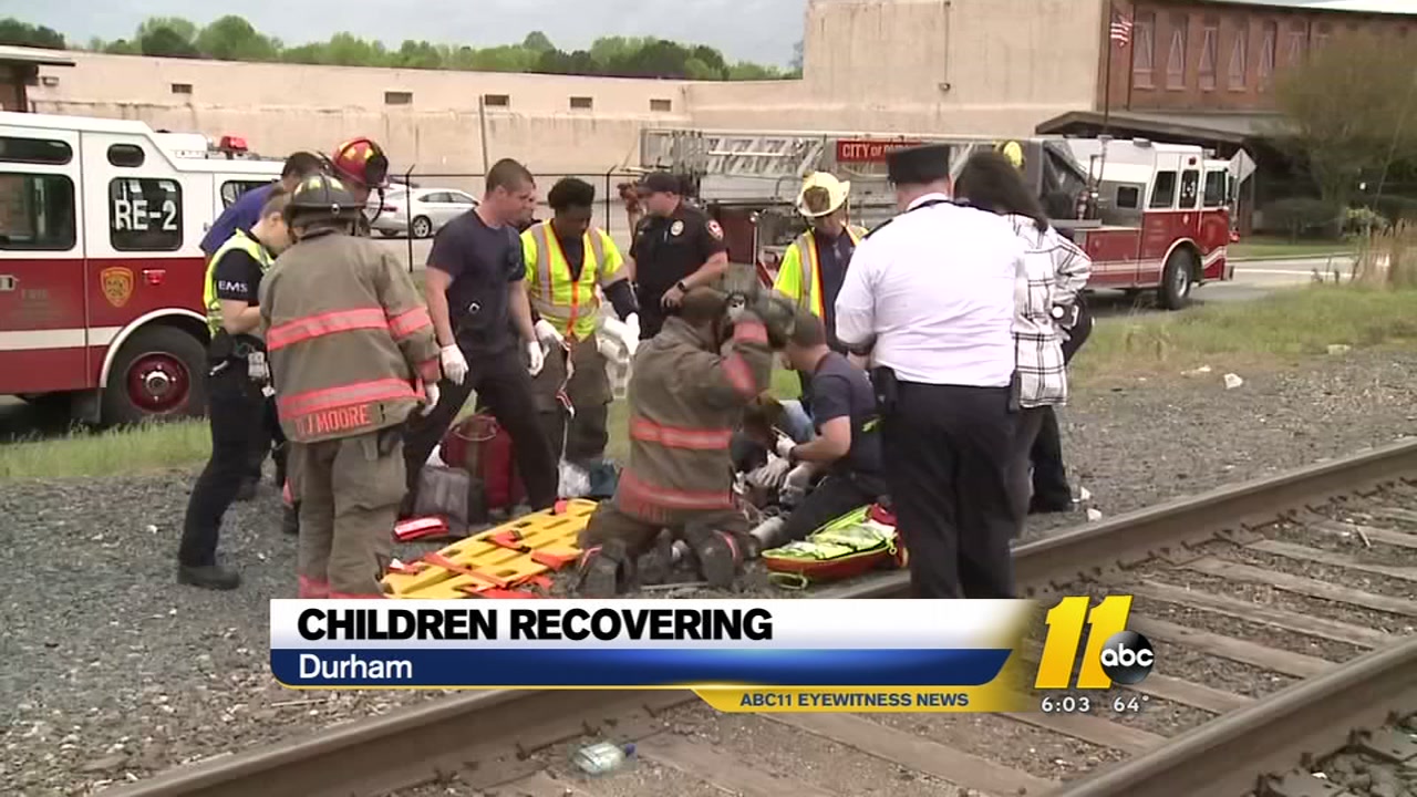 Children recovering after Durham train crash
