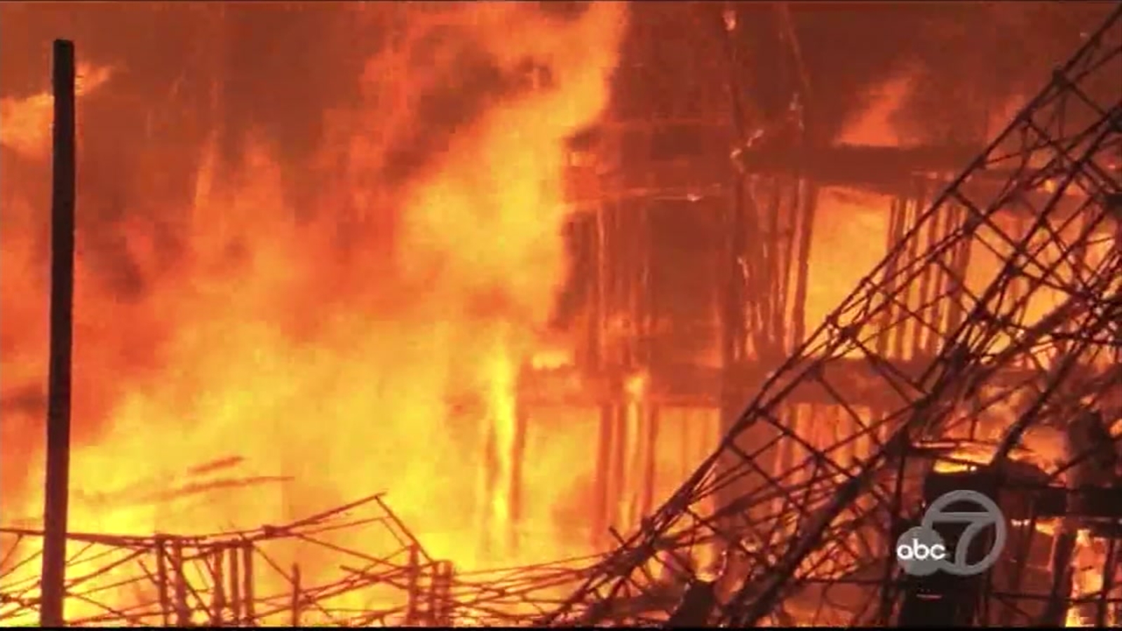 Neighboring apartments evacuated during massive Concord