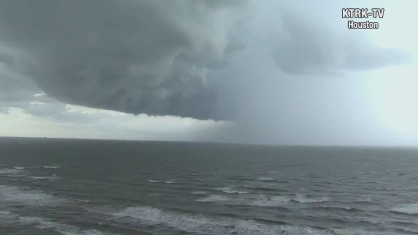 Timelapse video of storm rolling into Galveston ABC13 Houston