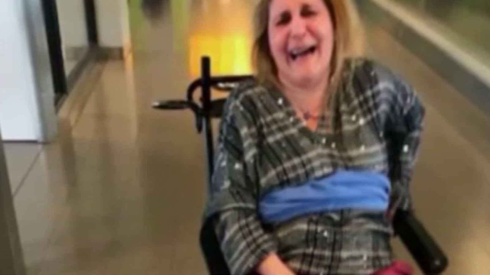Woman with multiple sclerosis says Delta workers tied her to wheelchair