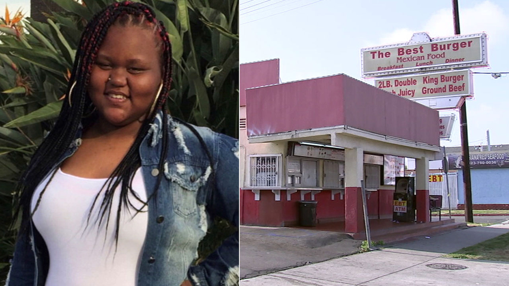 Teen girl dies after being shot outside restaurant in South LA