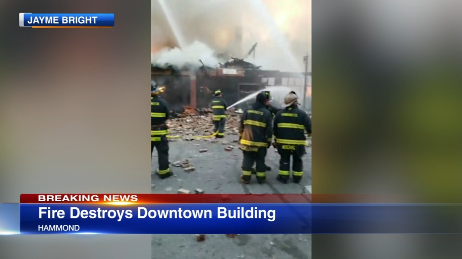 Fire destroys historic building in downtown Hammond ABC7 Chicago