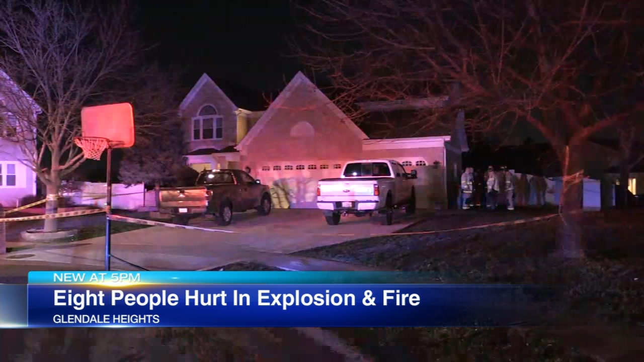 8 injured in Glendale Heights Explosion