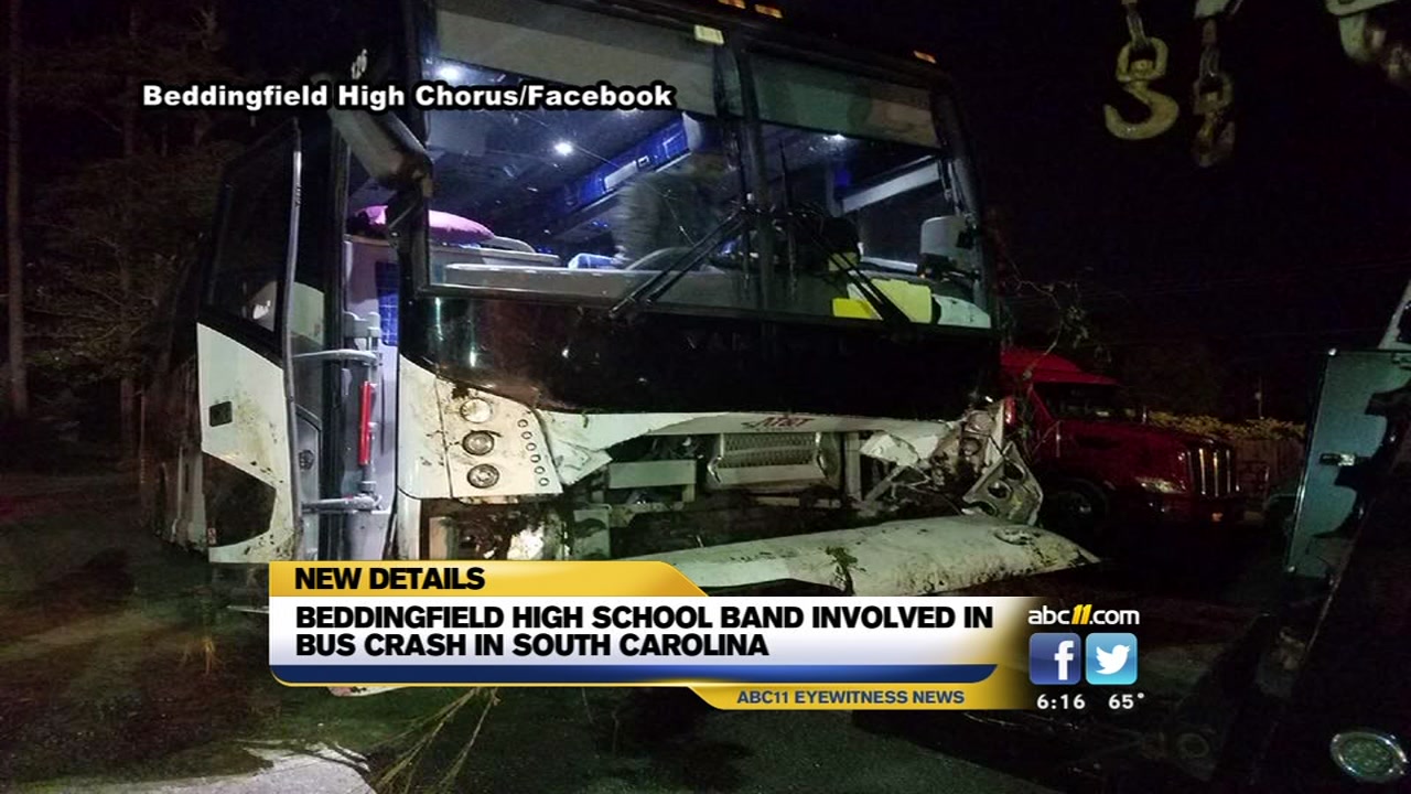 Beddingfield High School chorus group involved in bus crash