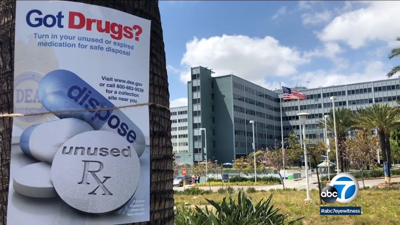 The Long Beach Police Department collected nearly 600 pounds of drugs at its drug take-back event.