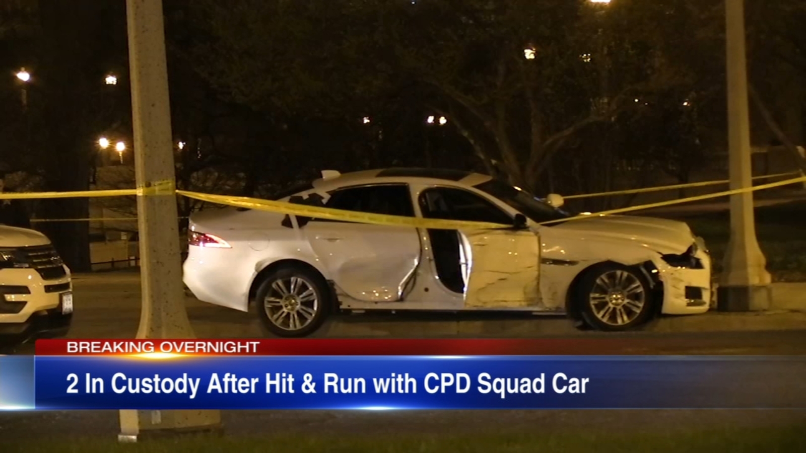 2 arrested after hit-and-run with cop car in the Loop - ABC7 Chicago
