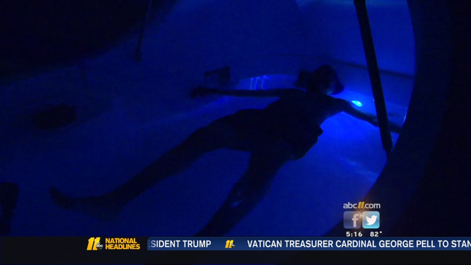 Float away your stress, ailments in saltwater therapy ABC11 Raleigh