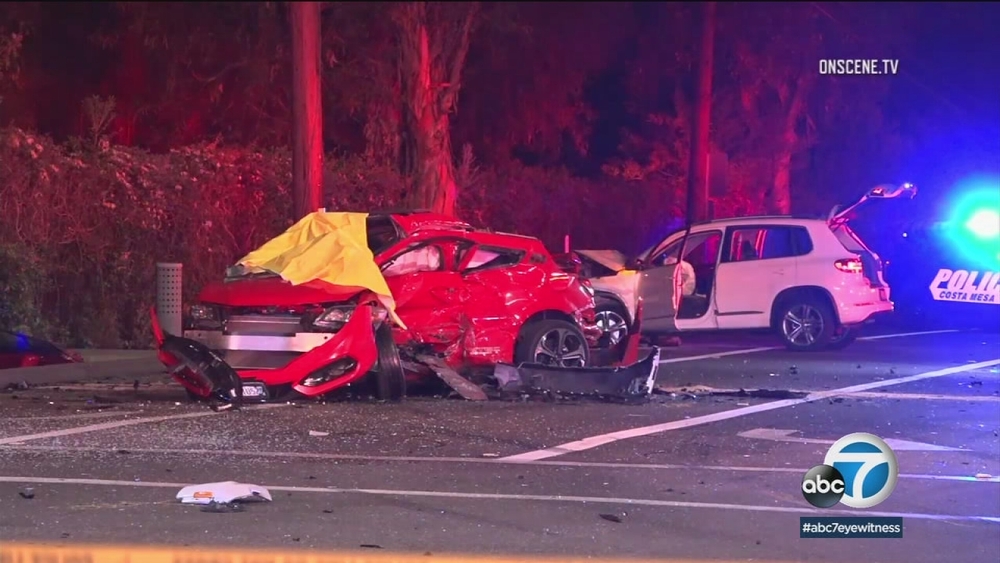Suspected DUI driver arrested in fatal Costa Mesa crash