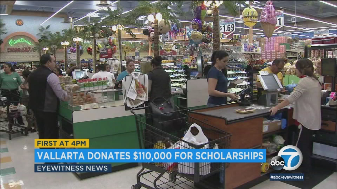 Vallarta Supermarkets donates $110K for higher education