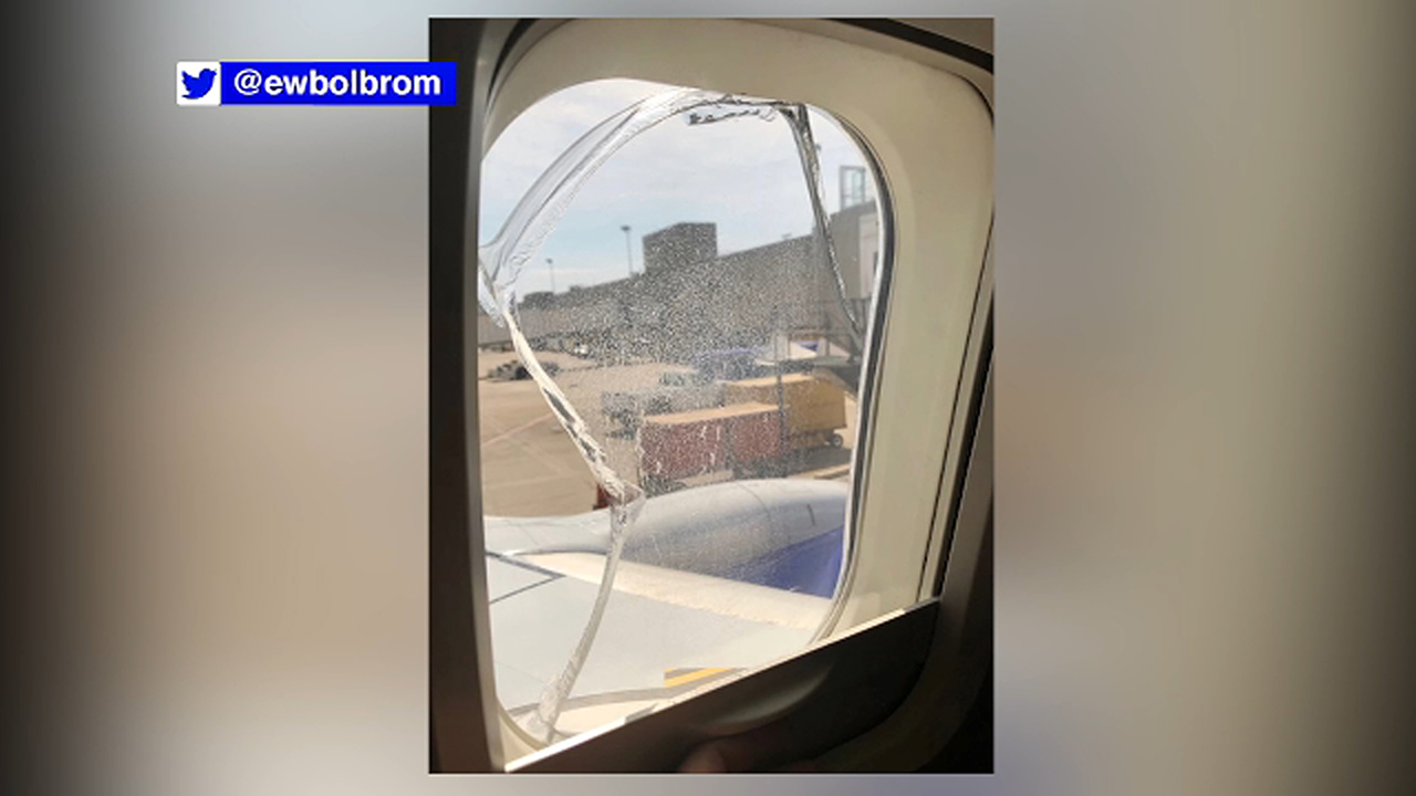 Southwest flight diverted due to broken window