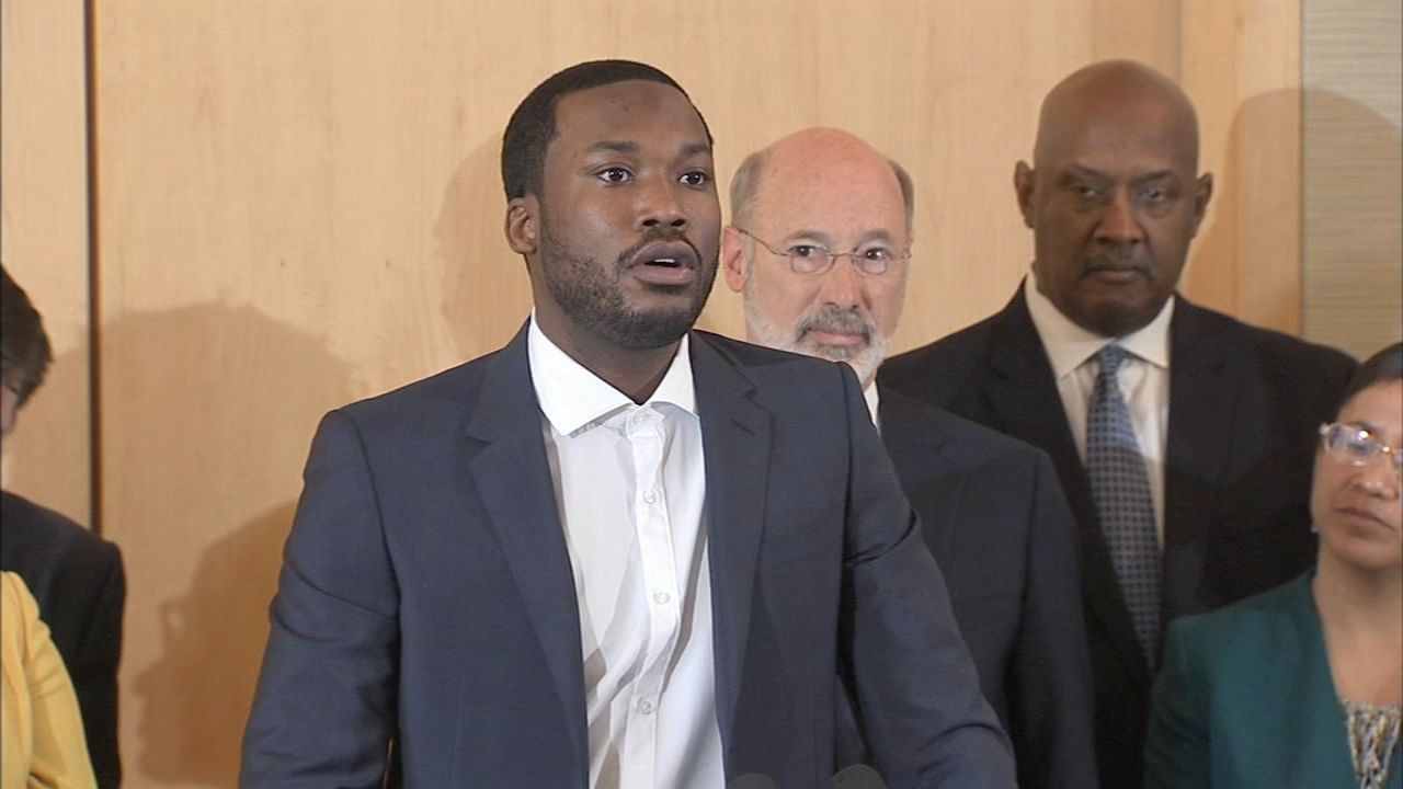 Meek Mill pushing for criminal-justice reform in Pennsylvania