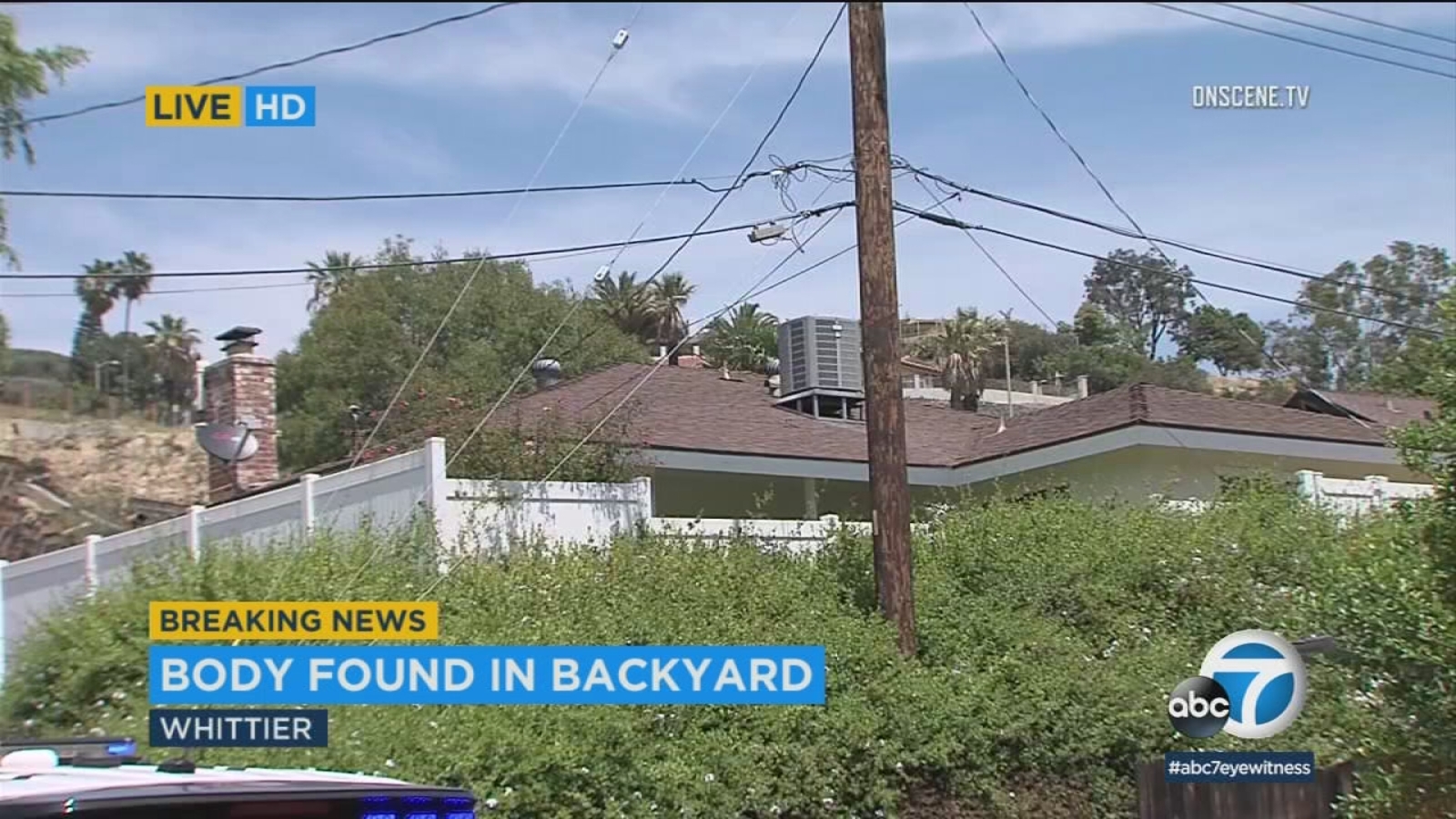 Woman found dead in Whittier backyard, relative arrested ABC7 Los Angeles