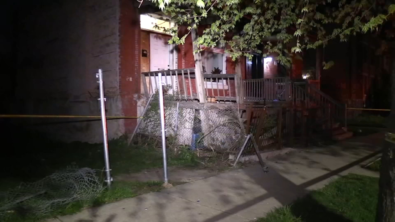 Man pinned up against porch in West Side hit and run