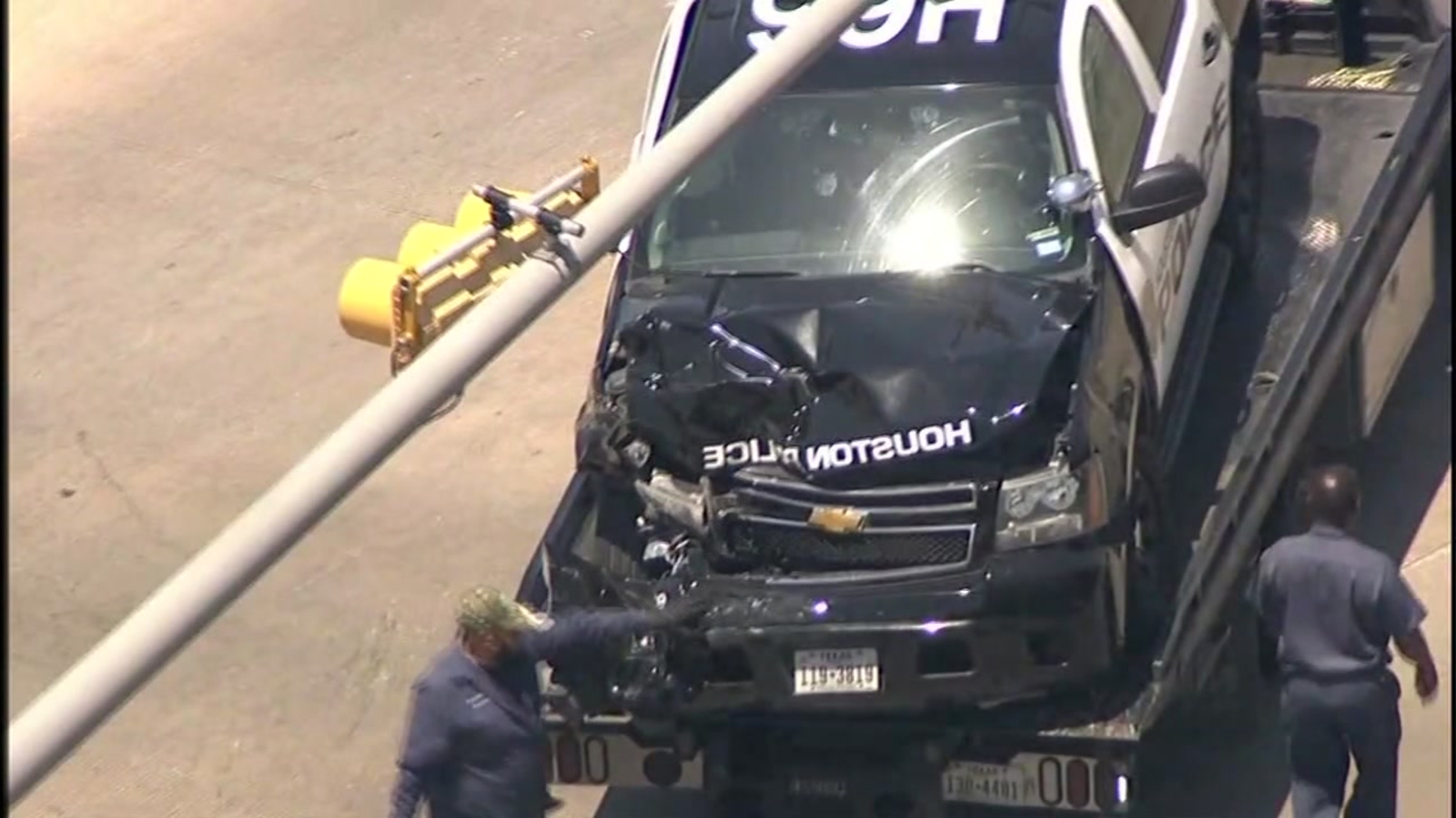 Suspect Arrested After Chase Ends In Crash With Hpd Officer And