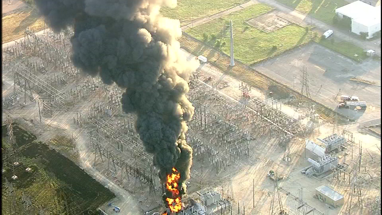 Fire reignites at facility in Texas City