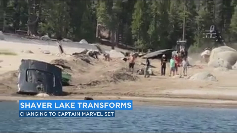 Scenes come to life ahead of 'Captain Marvel' movie shooting at Shaver Lake