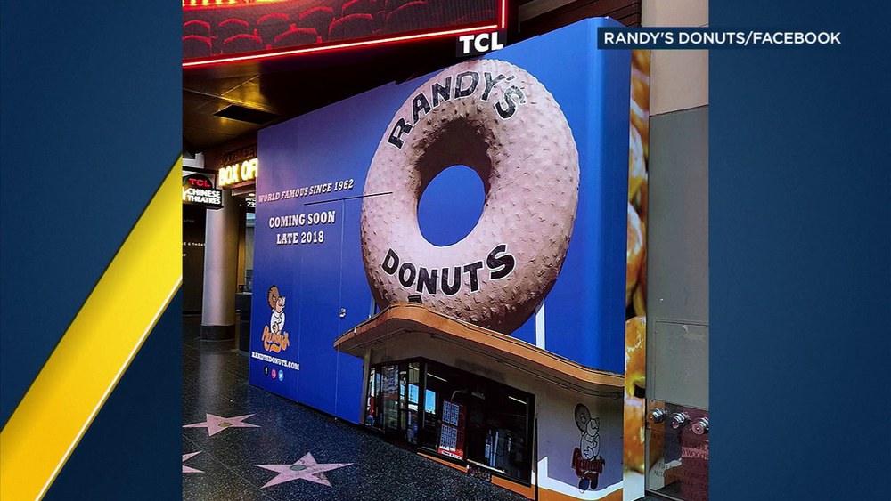 Randy's Donuts opening in Hollywood