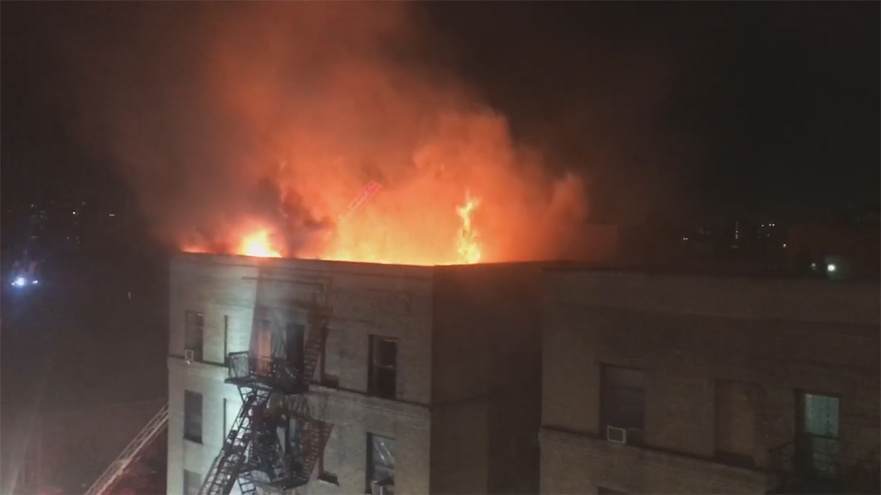 Fire rips through Bronx apartment building