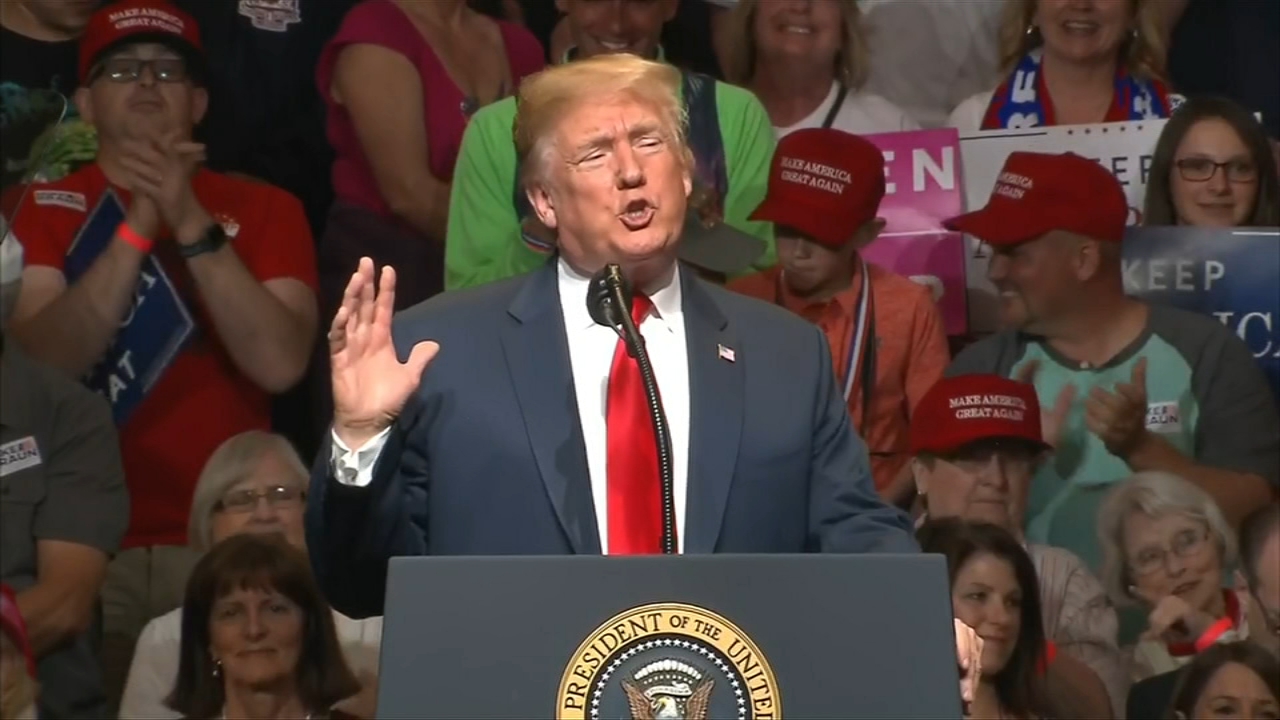 Supporters pack Trump, Pence rally in Elkhart
