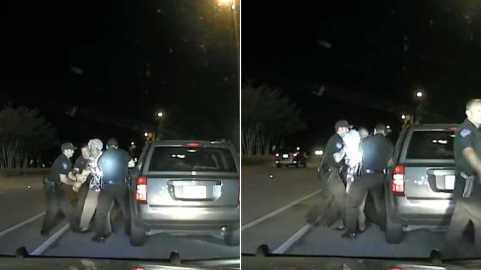 Alpharetta woman, 65, dragged from car during traffic stop, officer