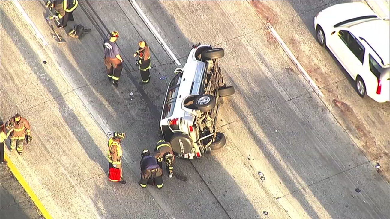 Westbound Hwy 24 reopened in Oakland after rollover accident ABC7 San