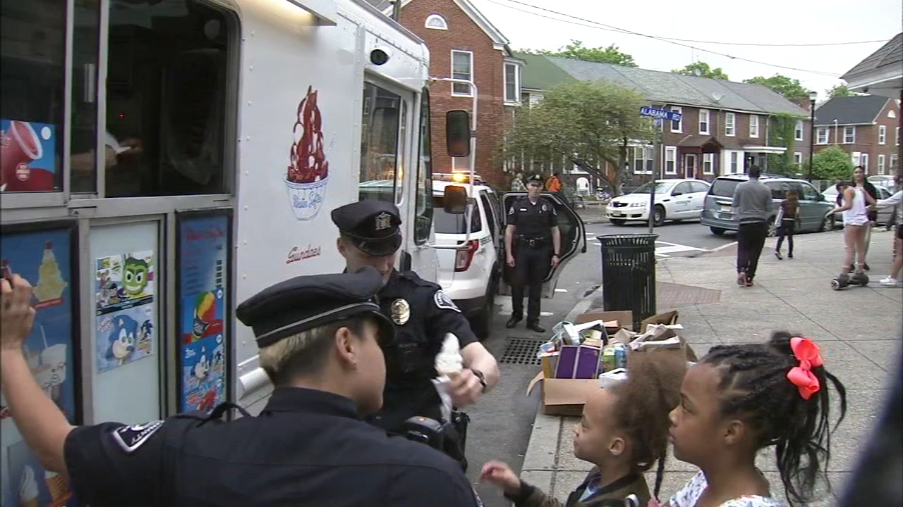 Camden police sponsor sweet Mother's Day treat
