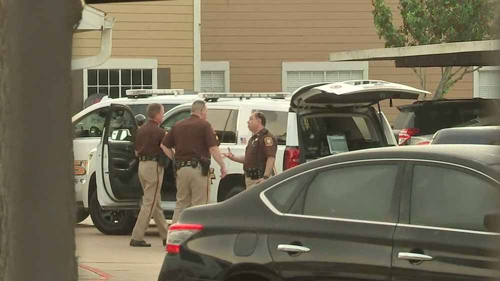 Suspect found with gunshot wound to head