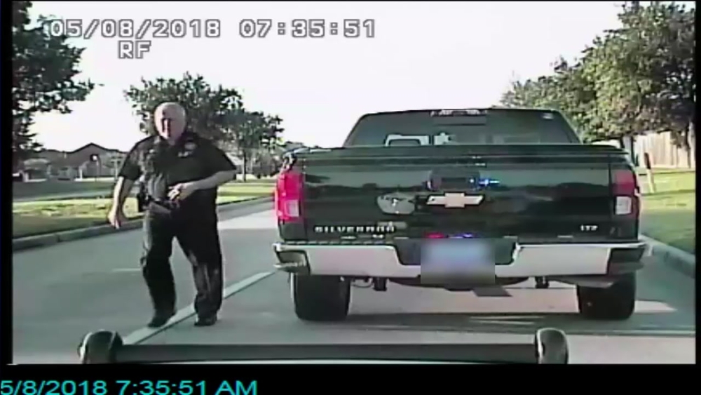 Harris Co. Precinct 4 Constable pulled over by sheriff's deputy