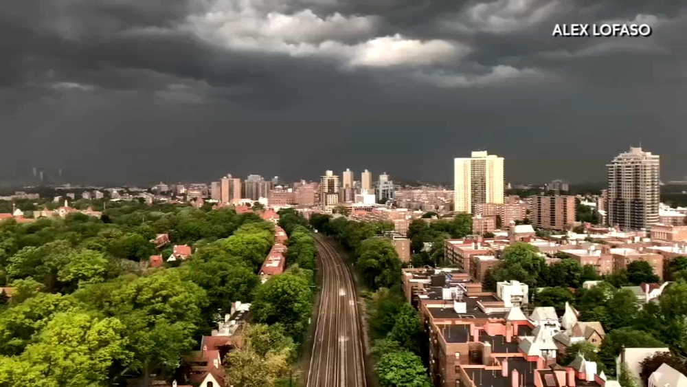 WATCH: Time lapse video from Queens shows the storm rolling in