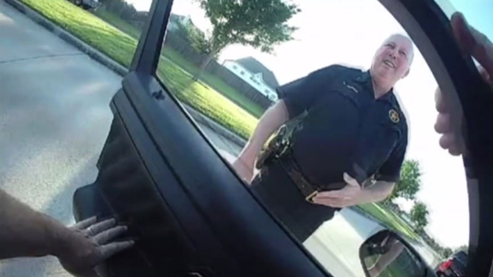 Dashcam catches testy exchange after deputy pulls over constable