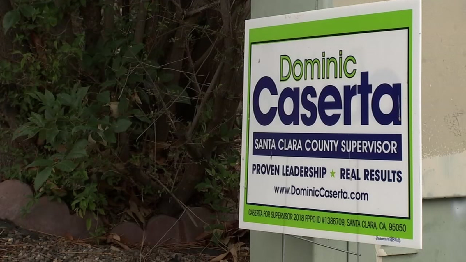 Caserta suspends election campaign, but name still on ballot