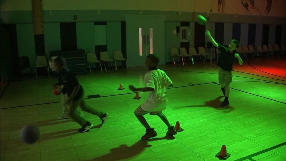 'Gym of the future" uses virtual reality to move kids for real
