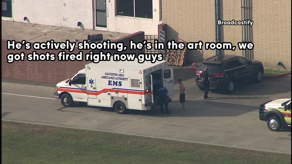 Broadcastify recording of officers responding to school shooting