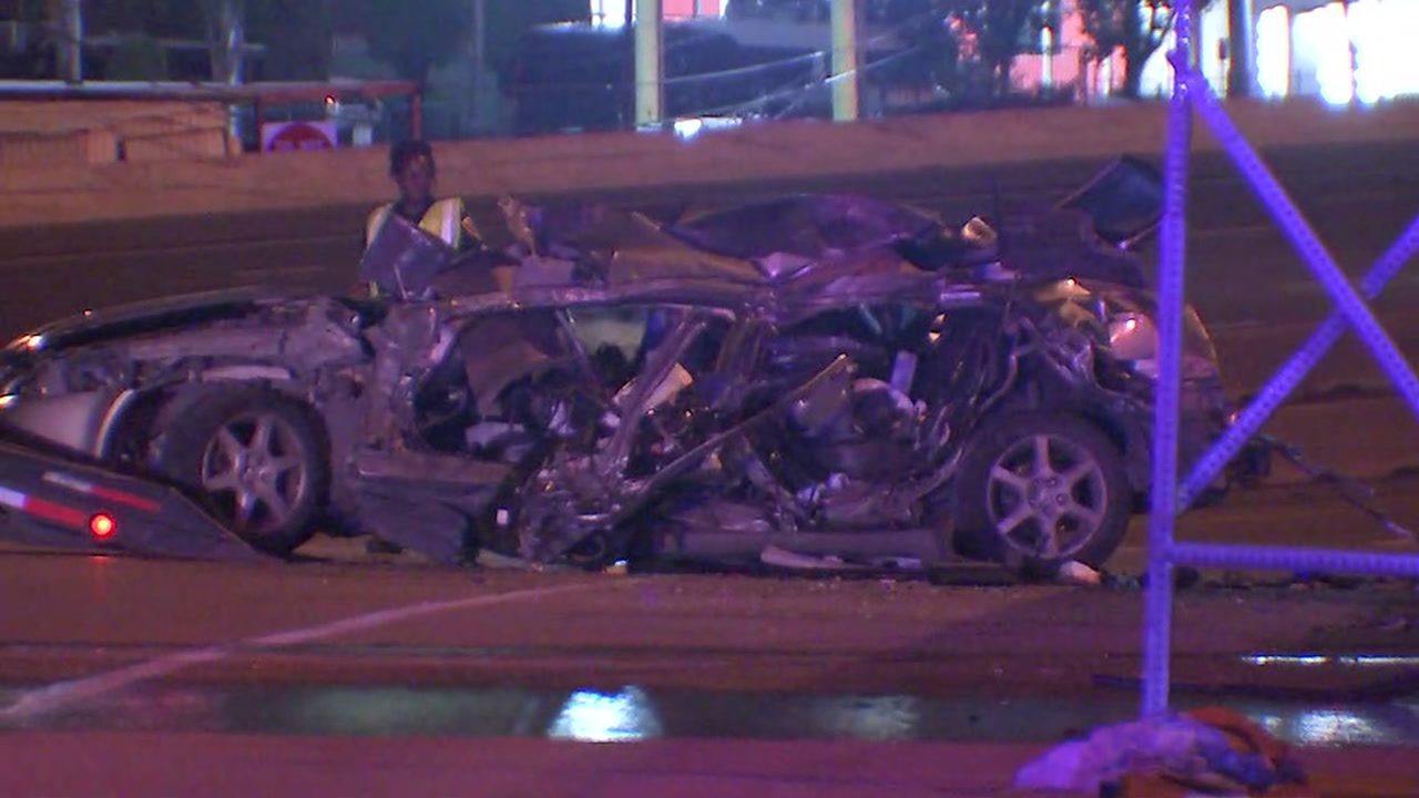 Crash involving suspected drunk driver