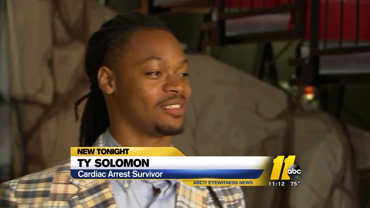 Basketball player who survived cardiac arrest returns to Raleigh