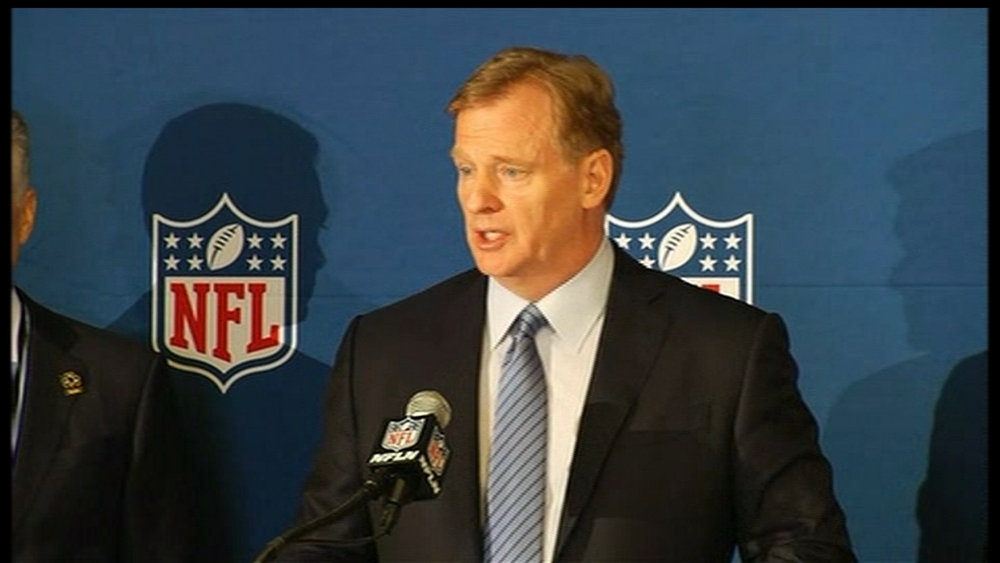 RAW VIDEO: NFL Commissioner Roger Goodell