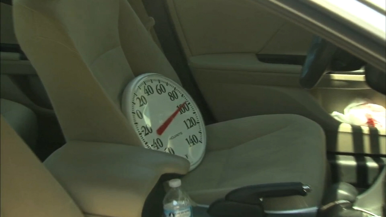 Surface temps inside hot cars enough to cook egg, study finds