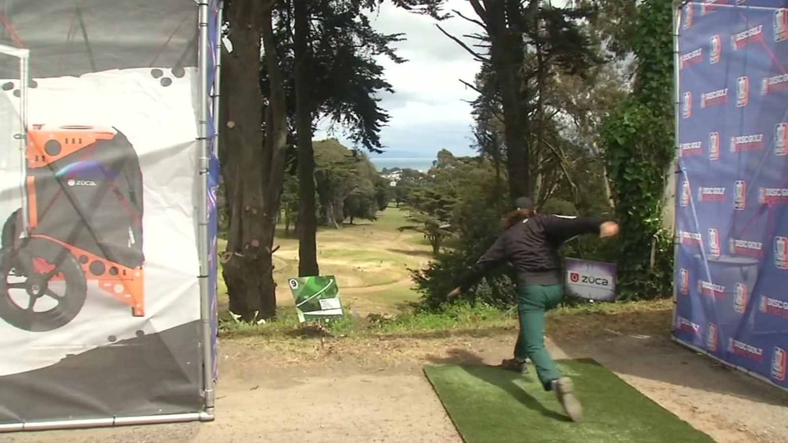 Professional disc golfers compete in first ever San Francisco Open at