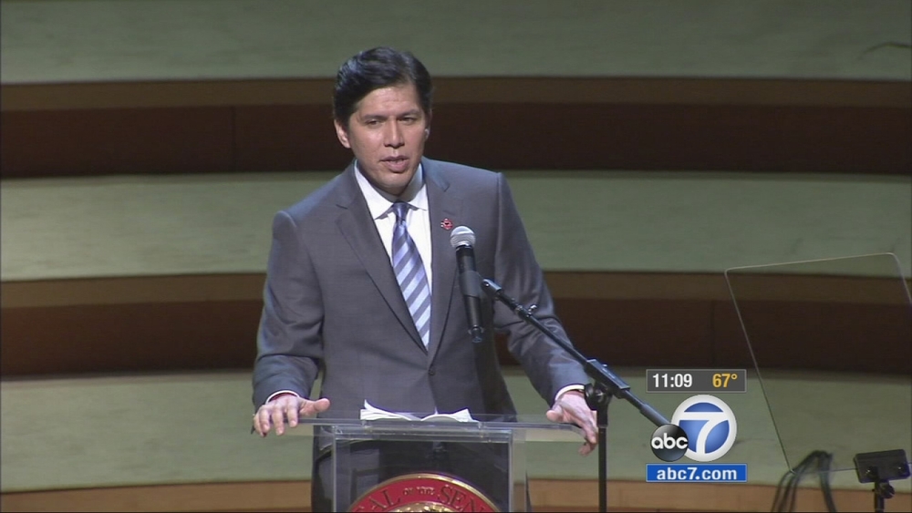 De Leon inaugurated as leader of CA Senate