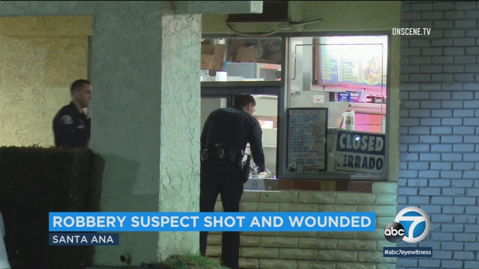 Man shot while trying to rob Santa Ana restaurant, police say - ABC7 ...
