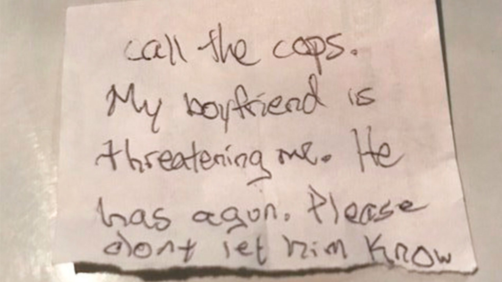 Police Woman held captive slips note to veterinary employee 6abc