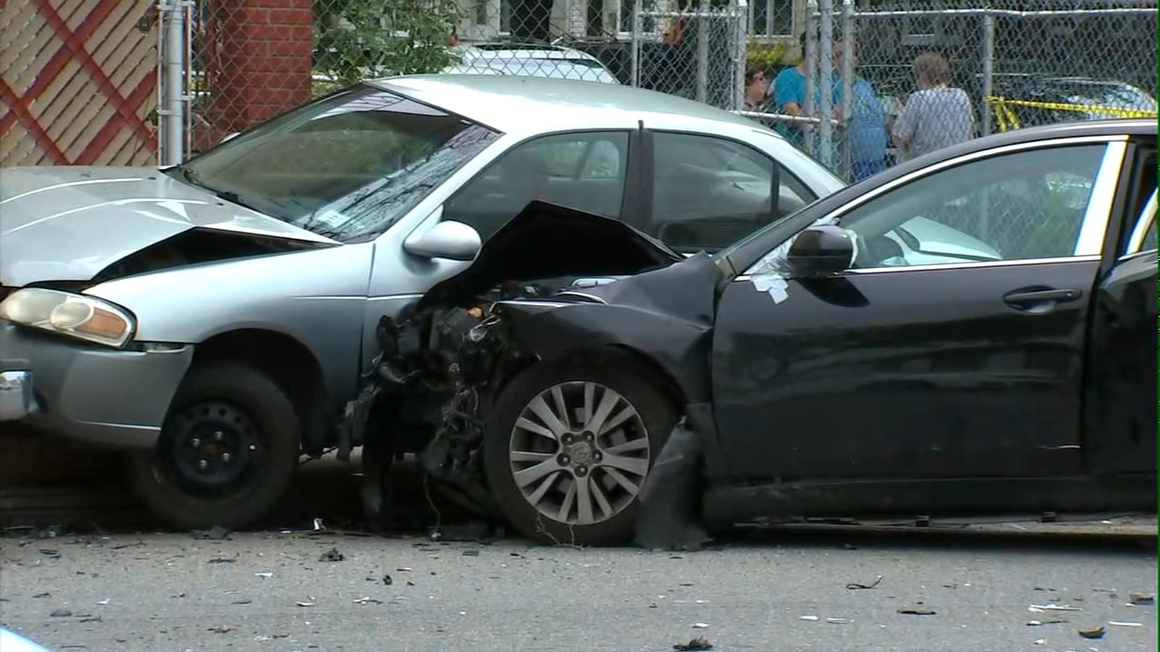 Shooting sparks chaotic car crash in Ozone Park, Queens; 1 dead, 2
