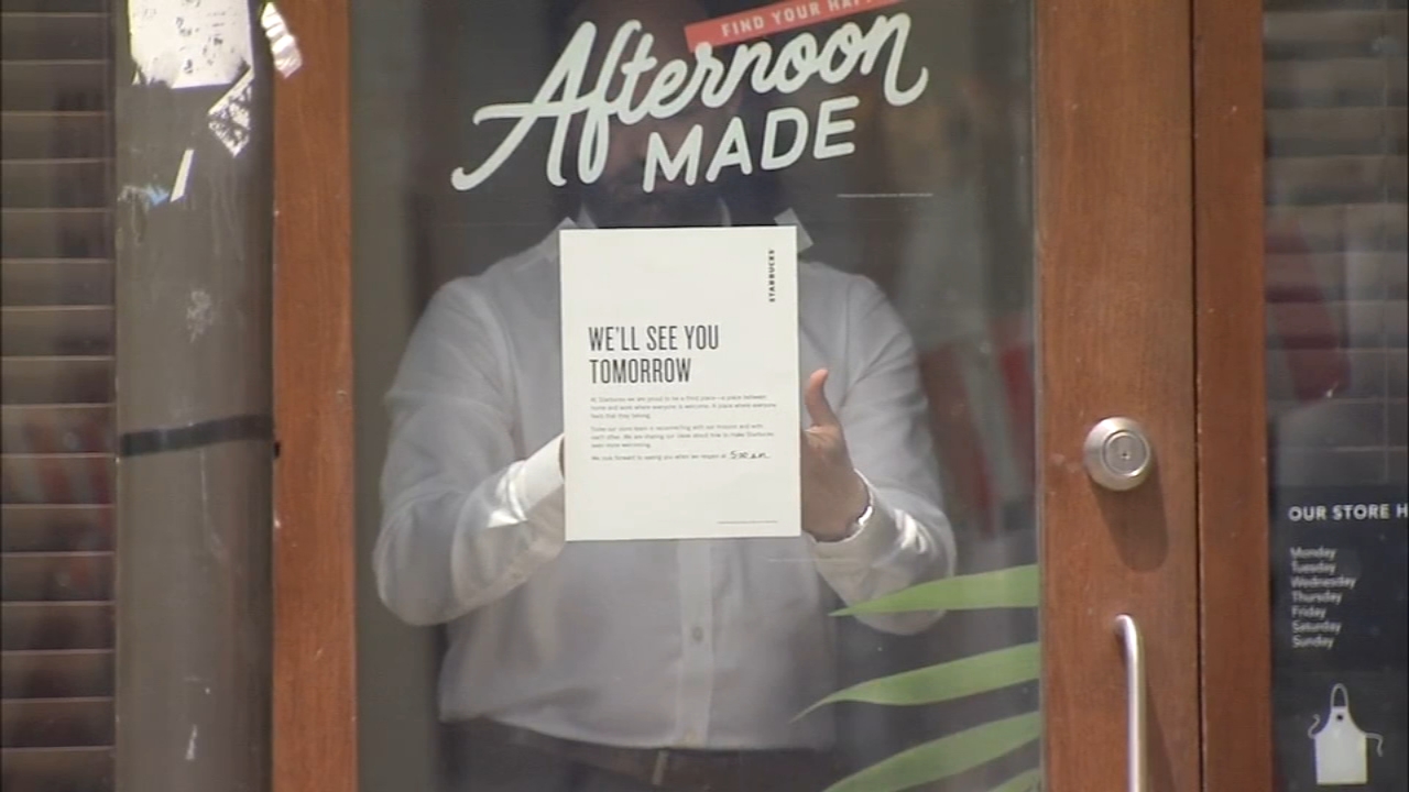 Starbucks starts closing stores for anti-bias training