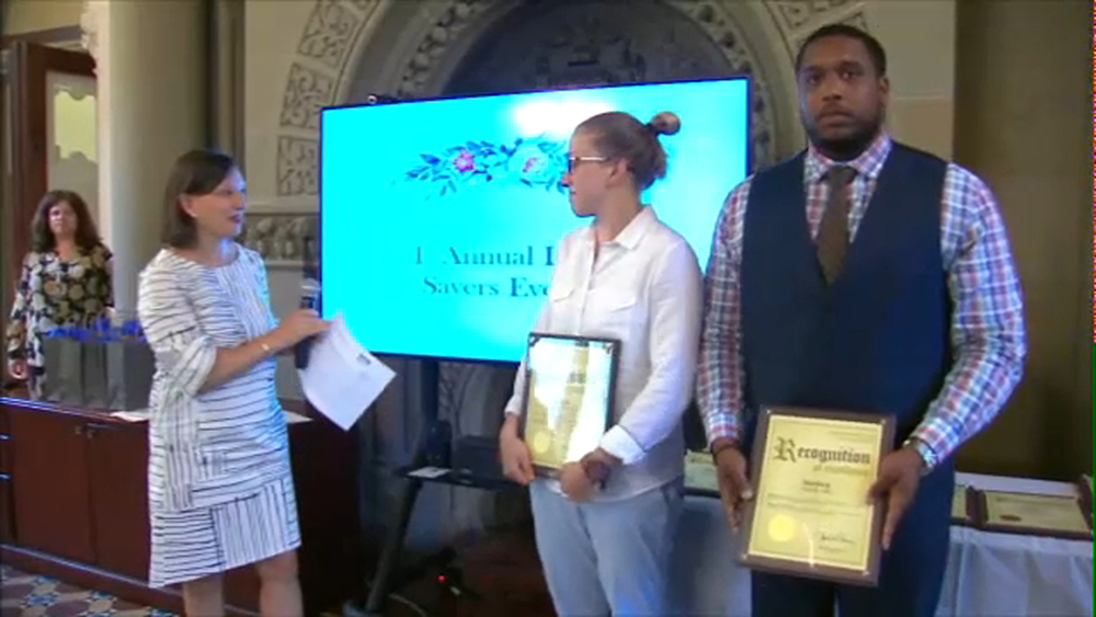 New York City honors school employees who saved lives